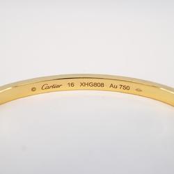 Cartier Bracelet Pavé Love Diamond K18YG Yellow Gold Women's