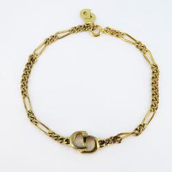 Christian Dior Bracelet CD GP Plated Gold Women's