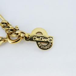 Christian Dior Bracelet CD GP Plated Gold Women's