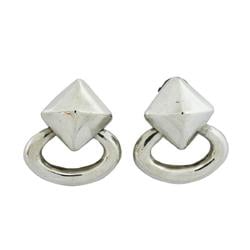 Hermes Earrings Medor Studs 925 Silver Women's