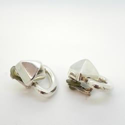 Hermes Earrings Medor Studs 925 Silver Women's