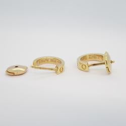 Cartier Love Hoop Earrings K18YG Yellow Gold Ladies