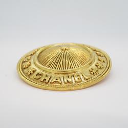 Chanel Brooch Circle GP Plated Gold Ladies