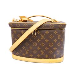 Louis Vuitton Handbag Monogram Nice M47280 Brown Ladies