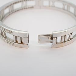 Tiffany Bracelet Atlas Diamond K18WG White Gold Ladies