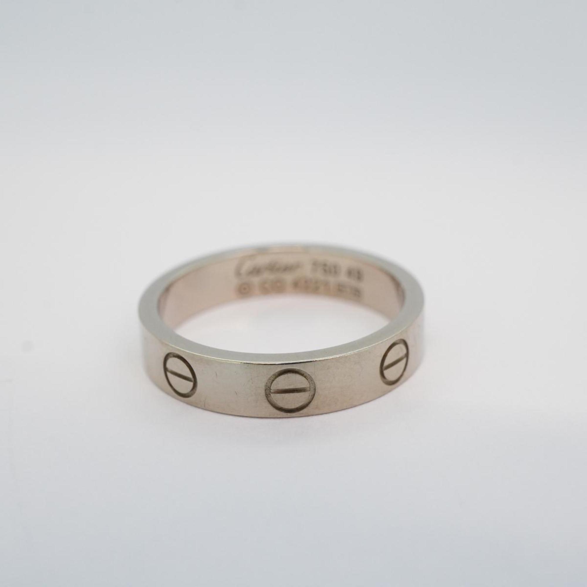 Cartier Ring Love K18WG White Gold Ladies