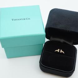 Tiffany Ring T Wire Diamond K18PG Pink Gold Women's