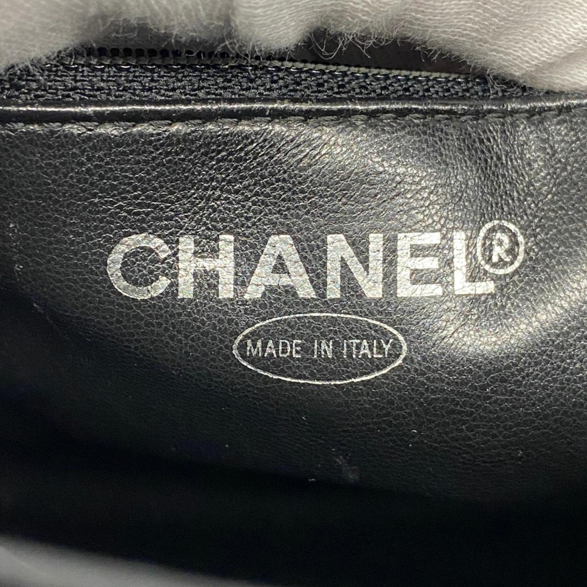 Chanel Tote Bag Reproduction Caviar Skin Black Women's