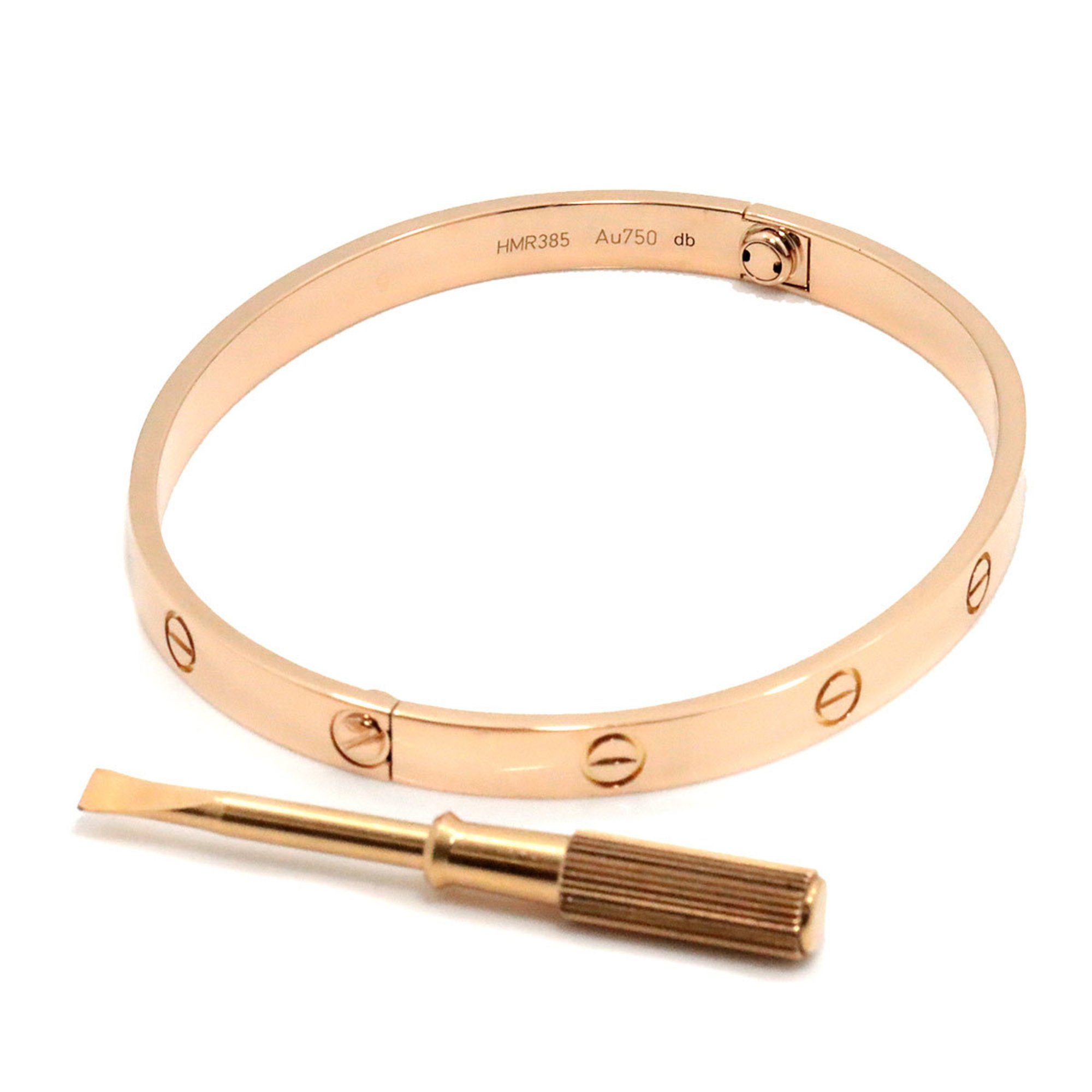 Cartier Love Bracelet #20 K18 PG Pink Gold 750 Bangle