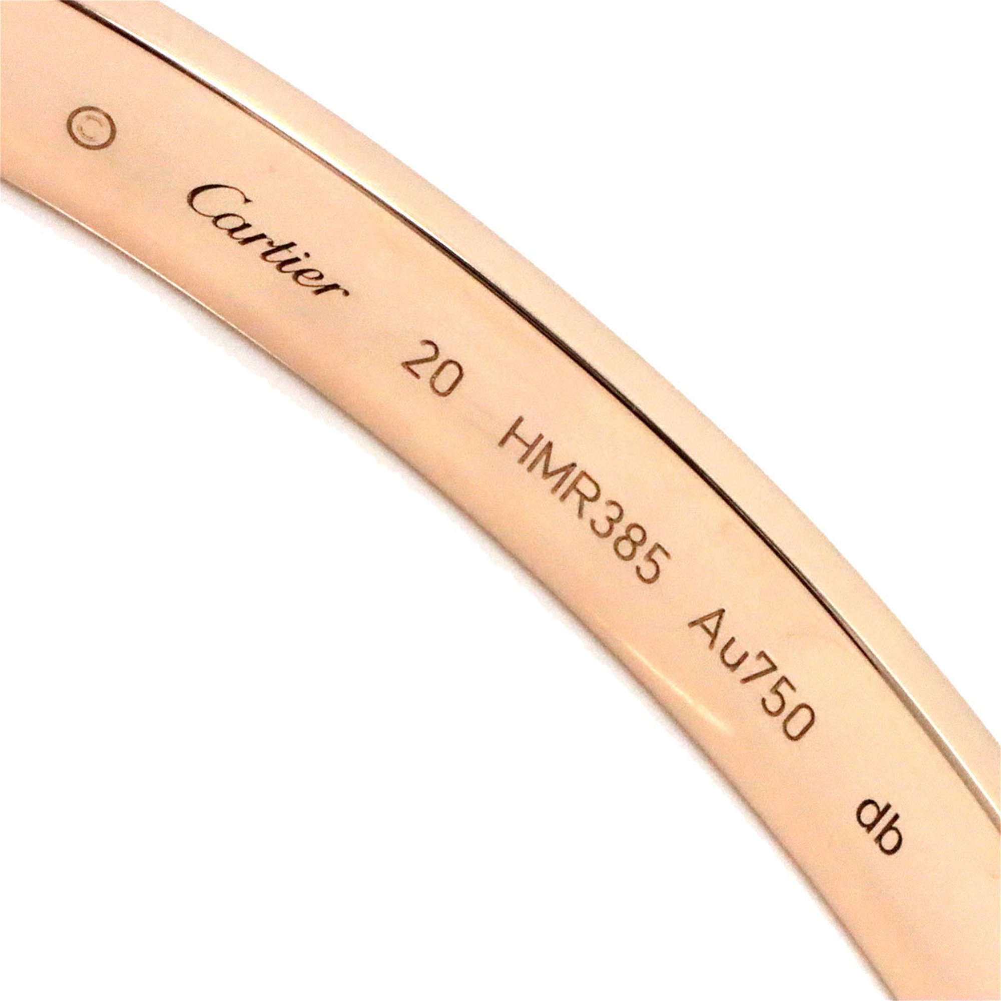 Cartier Love Bracelet #20 K18 PG Pink Gold 750 Bangle