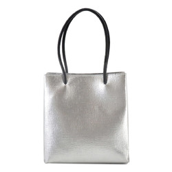 BALENCIAGA Tote XXS 2way Shoulder Bag Leather Silver 597858 Shopping