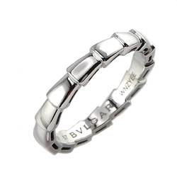 BVLGARI Serpenti Viper #57 Ring K18 WG White Gold 750