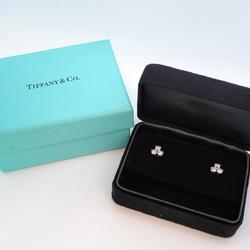 Tiffany Earrings 3PD Diamond Pt950 Platinum Ladies