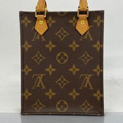 Louis Vuitton Shoulder Bag Monogram Petite Sac Plat M81295 Brown Women's