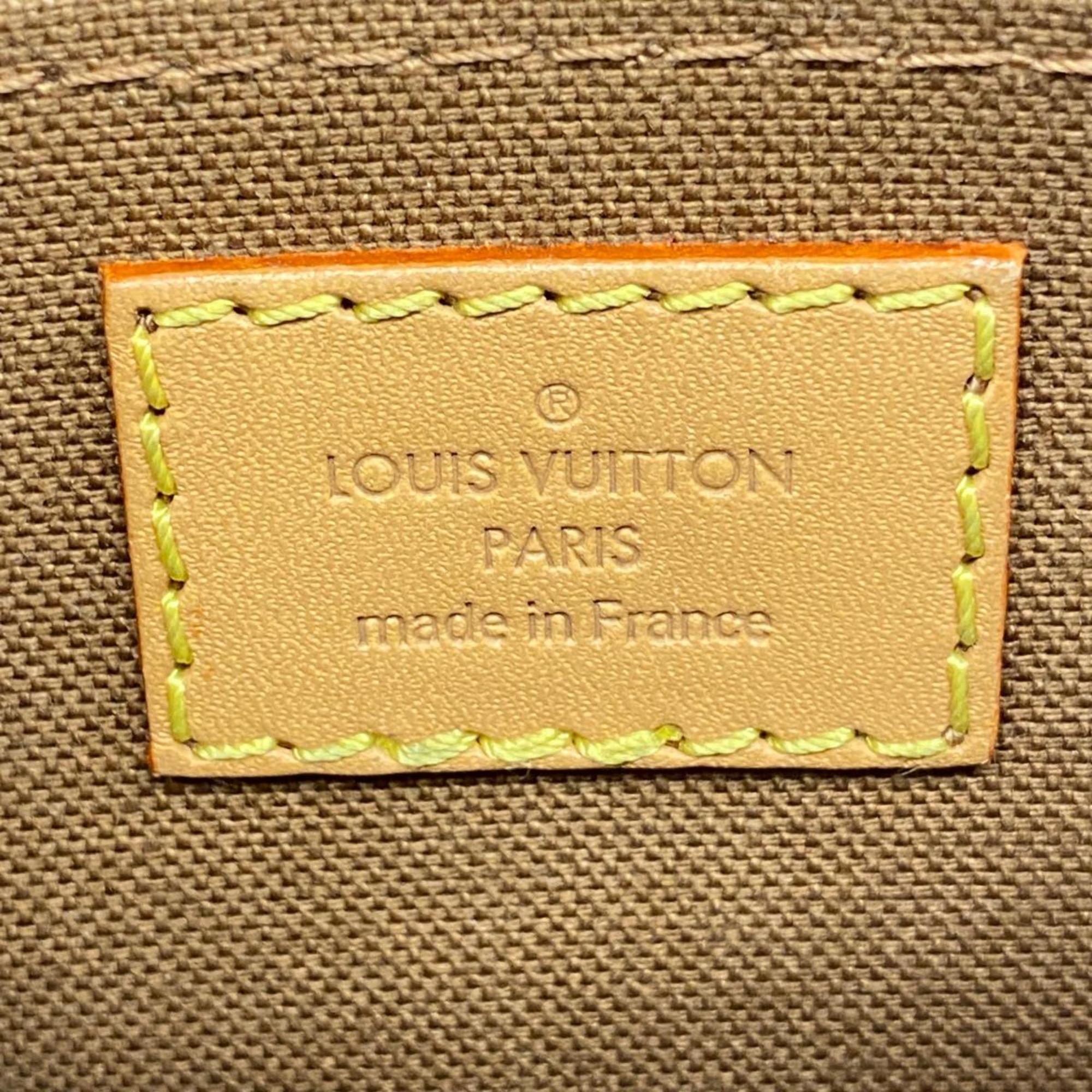 Louis Vuitton Shoulder Bag Monogram Petite Sac Plat M81295 Brown Women's