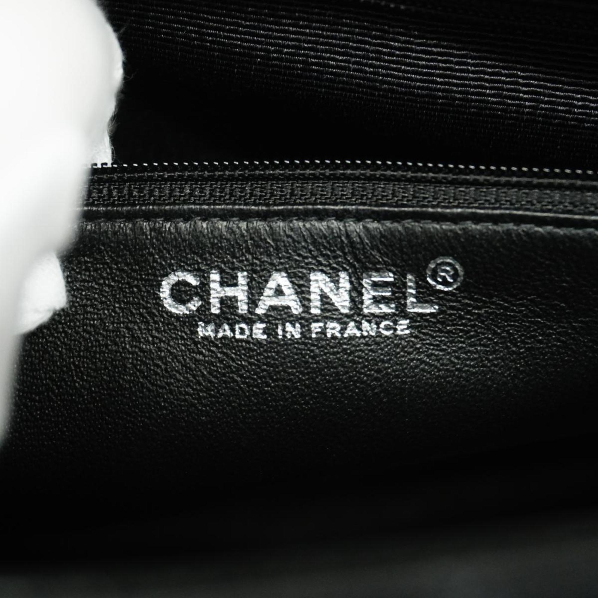 Chanel Tote Bag Reproduction Caviar Skin Black Women's