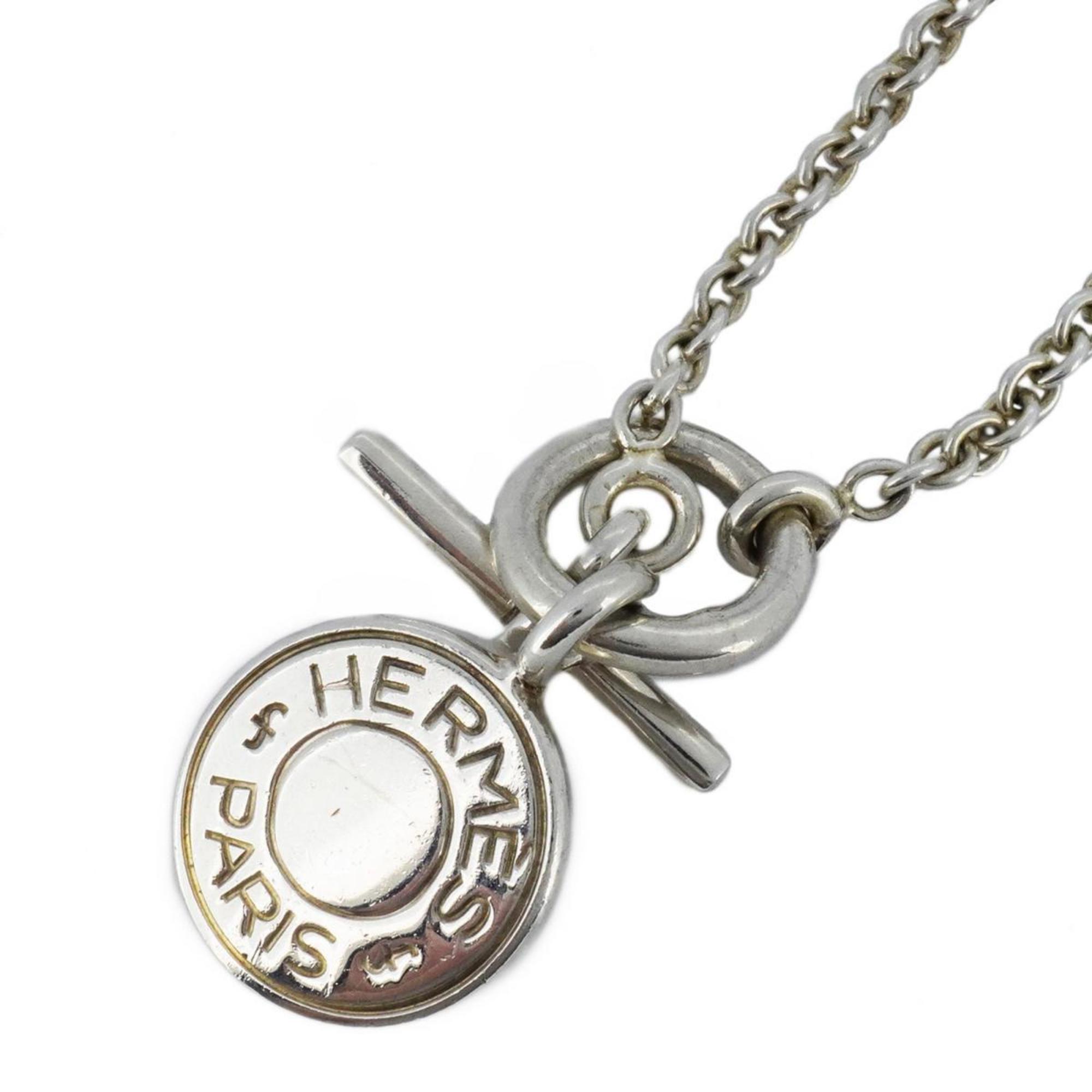 Hermes Necklace Serie Cru de Cell 925 Silver Women's