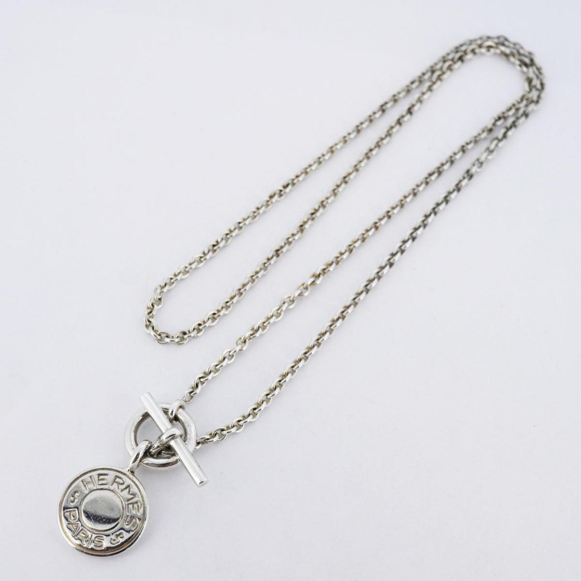 Hermes Necklace Serie Cru de Cell 925 Silver Women's