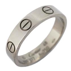 Cartier Ring Love K18WG White Gold Ladies