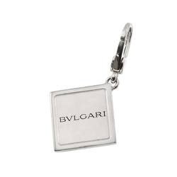 BVLGARI Ginza 6-chome Charm K18WG White Gold 750 Pendant Top