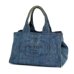 Prada tote bag canapa denim blue ladies