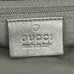 Gucci Tote Bag 31243 Denim Grey Black Women's