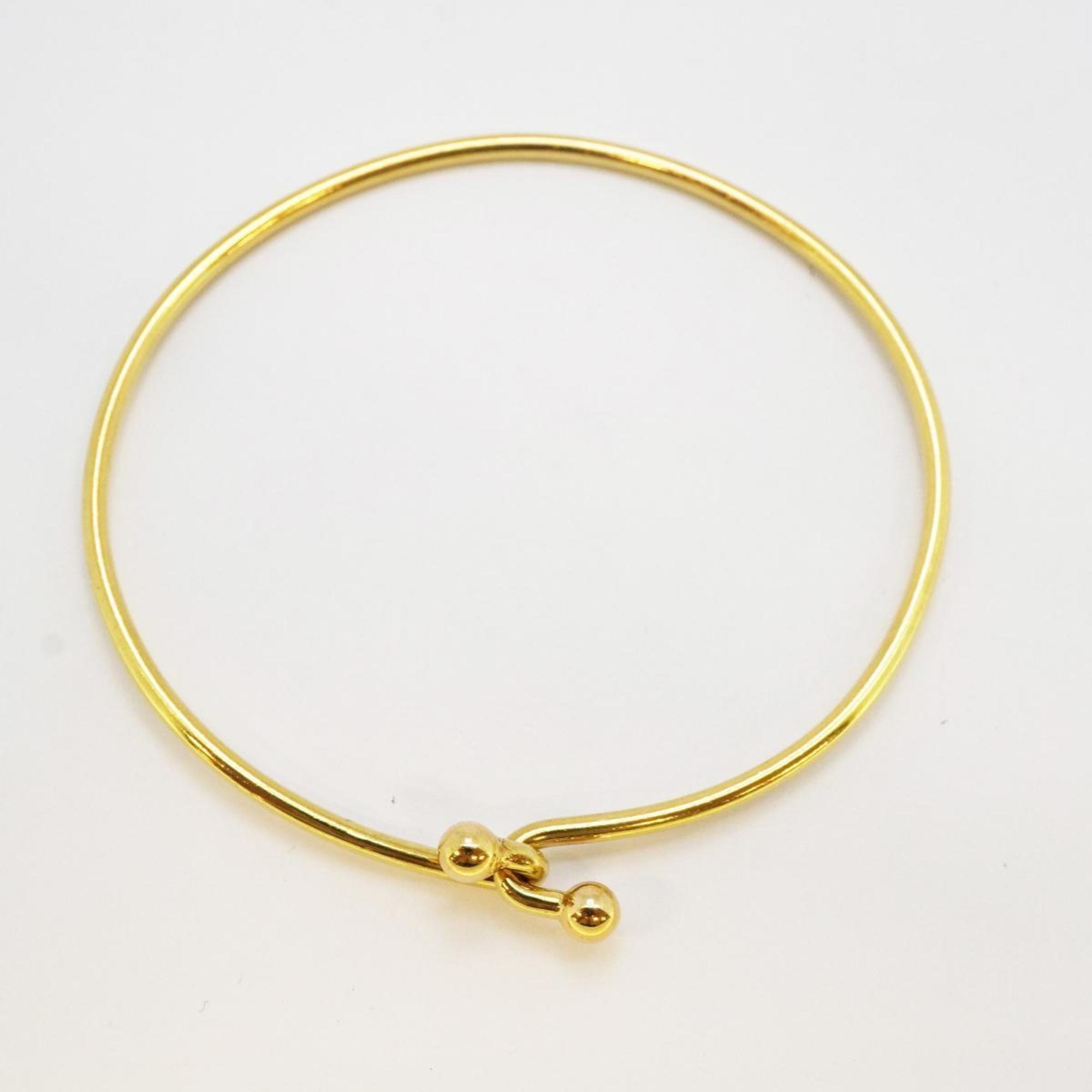 Tiffany Bracelet Double Hook K18YG Yellow Gold Men's Women's