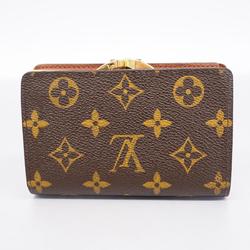 Louis Vuitton Wallet Monogram Porte Monnaie Biennois M61663 Brown Women's