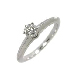 Tiffany & Co. Solitaire Diamond 0.24ct I VVS2 3EX Ring Pt Platinum