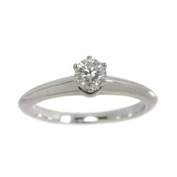 Tiffany & Co. Solitaire Diamond 0.24ct I VVS2 3EX Ring Pt Platinum