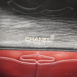 Chanel Shoulder Bag Matelasse Chain Lambskin Black Women's