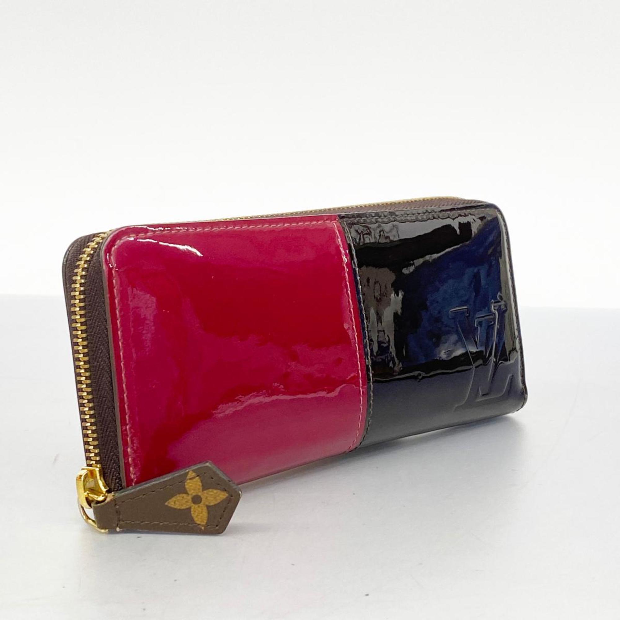 Louis Vuitton Long Wallet Portefeuille Miroir M64403 Magenta Amarante Ladies