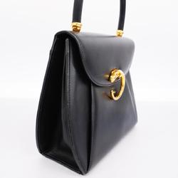 Cartier handbag panthere leather black ladies