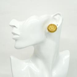 Chanel Earrings Coco Mark Circle GP Plated Gold Women's