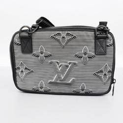 Louis Vuitton Shoulder Bag LV Initial Expandable M55698 Black Men's