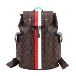 Louis Vuitton LOUIS VUITTON Trunk Lille Monogram Christopher Backpack Brown Multicolor M59662 RFID