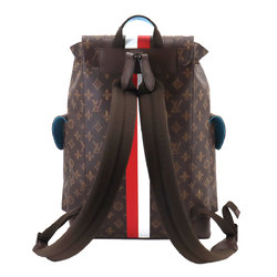 Louis Vuitton LOUIS VUITTON Trunk Lille Monogram Christopher Backpack Brown Multicolor M59662 RFID