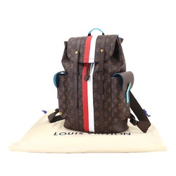 Louis Vuitton LOUIS VUITTON Trunk Lille Monogram Christopher Backpack Brown Multicolor M59662 RFID