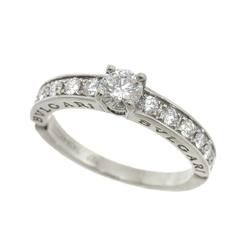 BVLGARI Dedicata Venezia Diamond 0.30ct D VVS2 VG Ring Pt Platinum