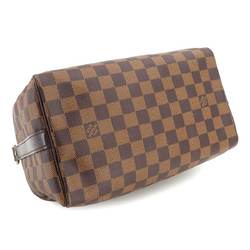 Louis Vuitton Damier Speedy Bandouliere 25 2way Hand Shoulder Bag Ebene N41368