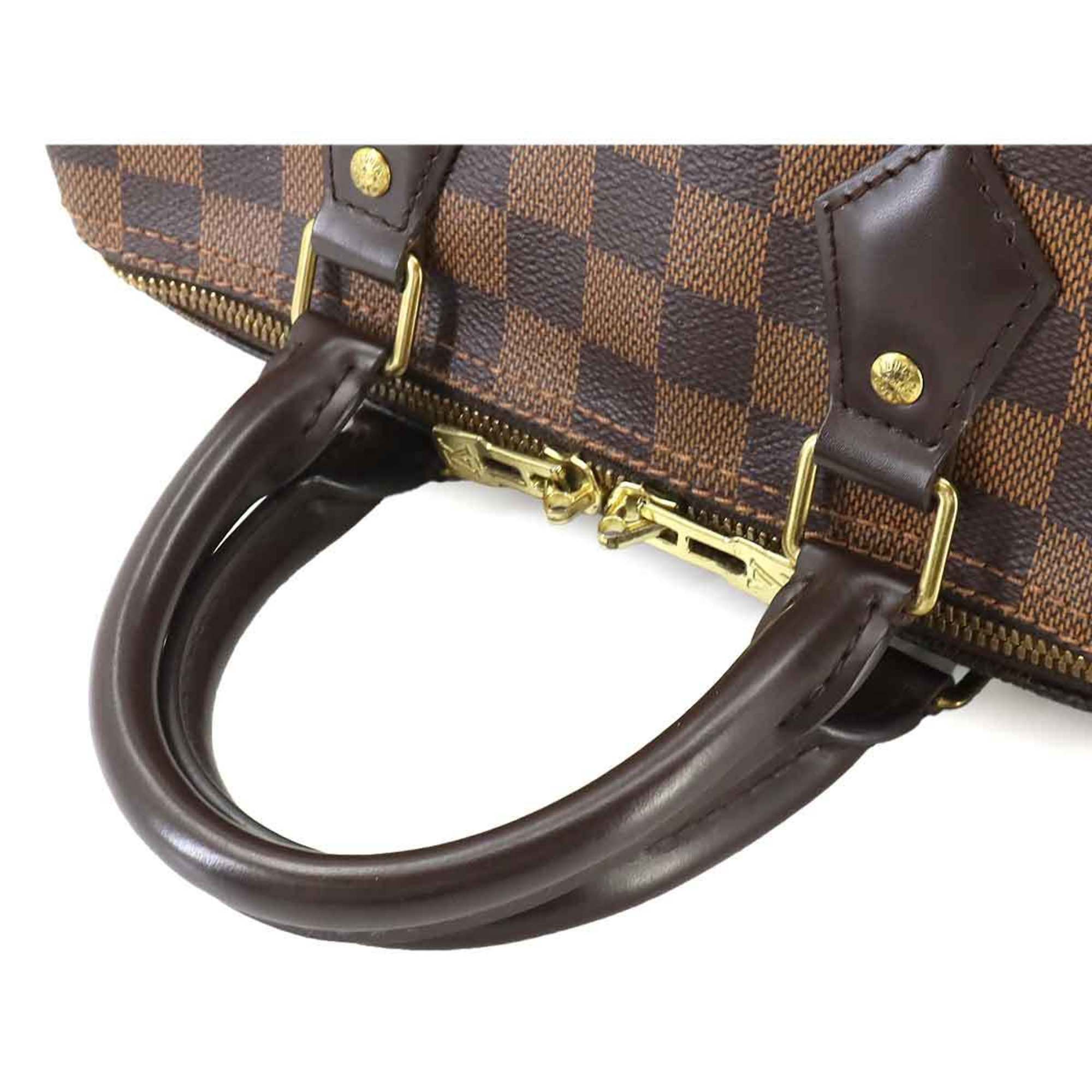 Louis Vuitton Damier Speedy Bandouliere 25 2way Hand Shoulder Bag Ebene N41368