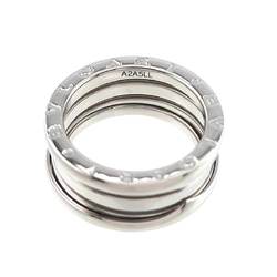 BVLGARI B-ZERO1 3-Band #54 Ring, K18 WG White Gold 750, Ring