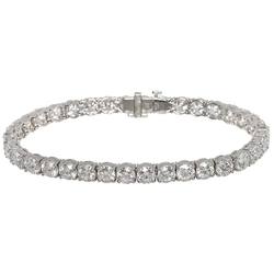 Harry Winston HW Diamond 14.62ct Bracelet 17cm Round Cut Tennis Pt Platinum