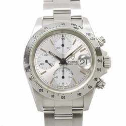 Tudor Chrono Time Tiger Prince Date 79280 Men's Watch Silver Automatic Self-Winding time