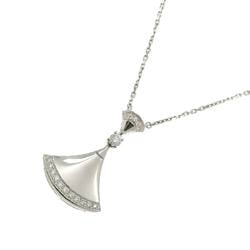 BVLGARI Diva Dream Diamond Necklace 42cm K18 WG White Gold 750