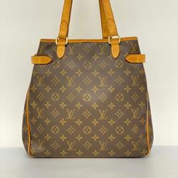 Louis Vuitton Tote Bag Monogram Batignolles Vertical M51153 Brown Women's