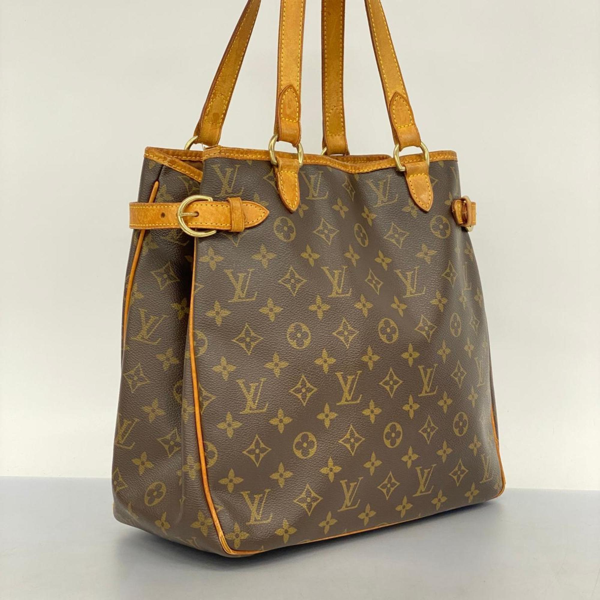 Louis Vuitton Tote Bag Monogram Batignolles Vertical M51153 Brown Women's