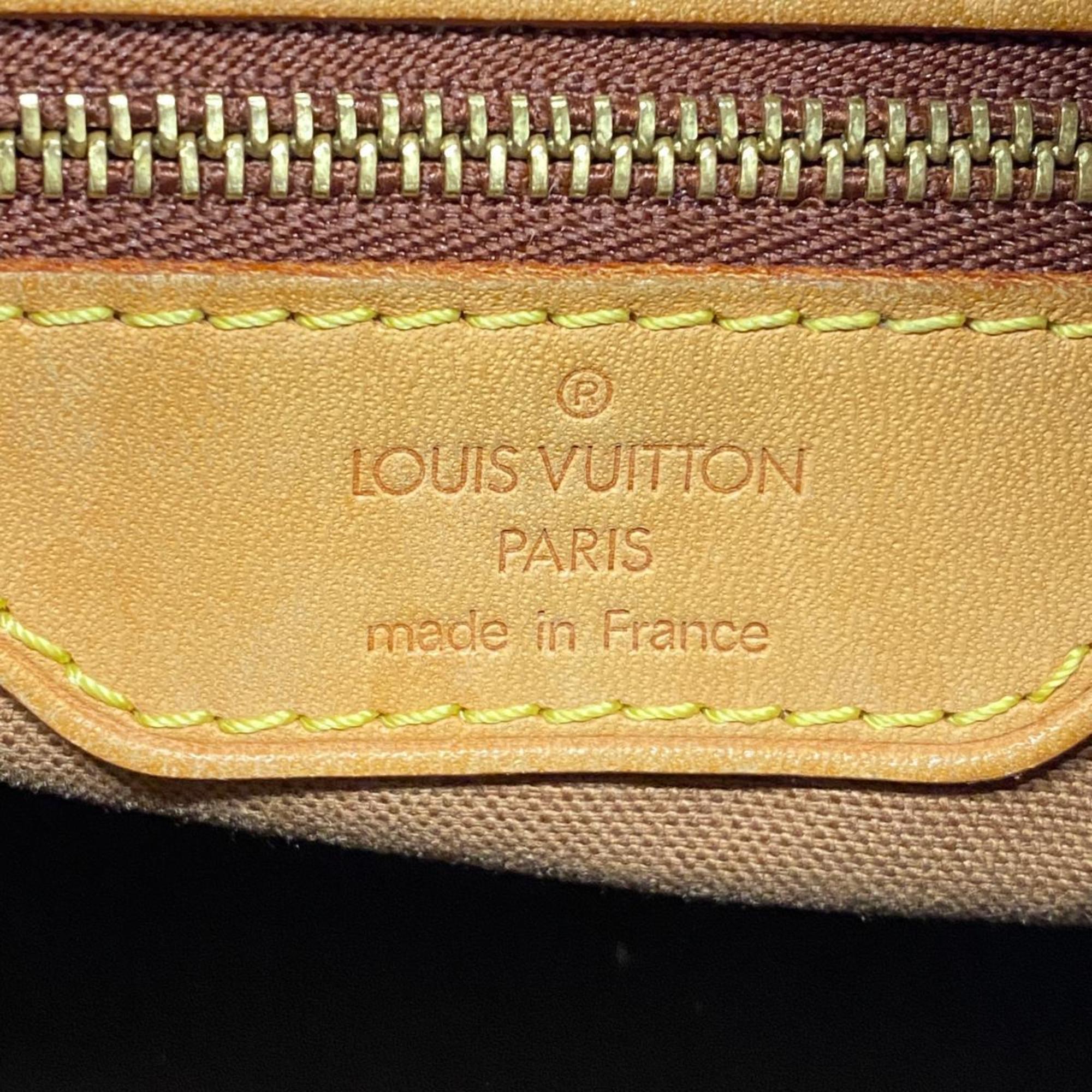 Louis Vuitton Tote Bag Monogram Batignolles Vertical M51153 Brown Women's