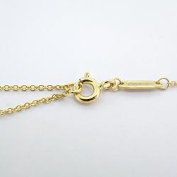 Tiffany Necklace T Smile K18YG Yellow Gold Ladies