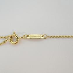 Tiffany Necklace T Smile K18YG Yellow Gold Ladies